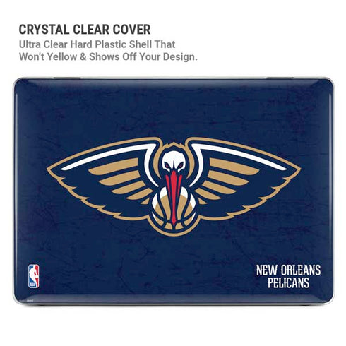 NBA New Orleans Pelicans Distressed MacBook Air 15in (2023-2025) Case plus Skin